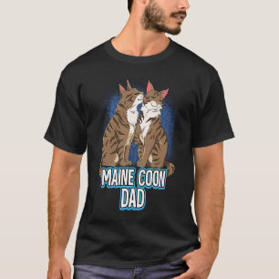 Maine Coon Cat Dad T-Shirt
