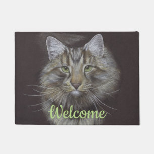 Maine Coon Cat Doormat
