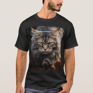 Maine Coon Cat hunting T-Shirt