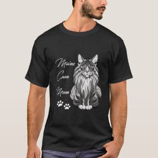 Maine Coon Cat Mom T-Shirt