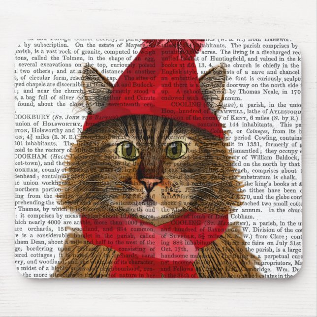 Maine Coon Cat Mouse Pad (Front)