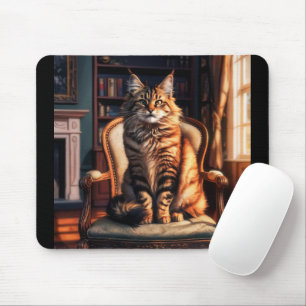 Maine Coon Cat Mouse Pad