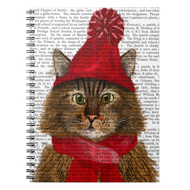 Maine Coon Cat Notebook (Front)