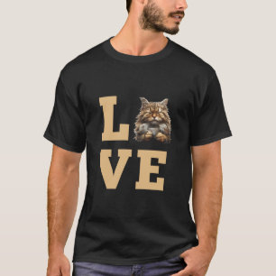 Maine Coon Cat Owner LOVE Maine Coon Cat Mom T-Shirt
