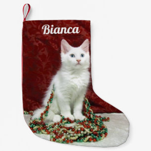 Maine Coon Cat - Personalized Christmas Stocking
