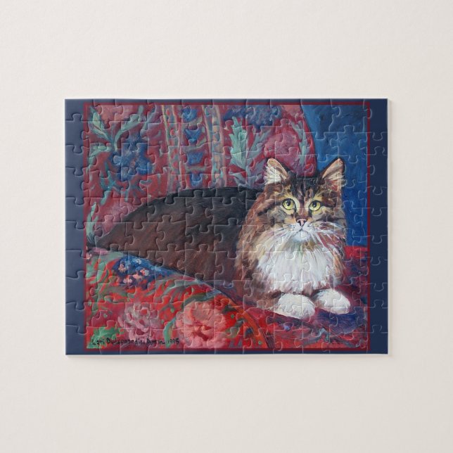 Maine Coon Cat Puzzle (Horizontal)