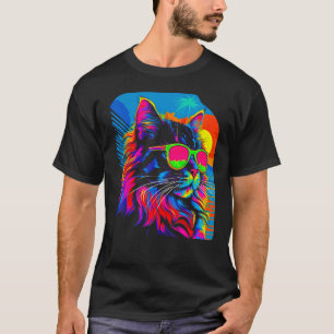 Maine Coon Cat Summer T-Shirt