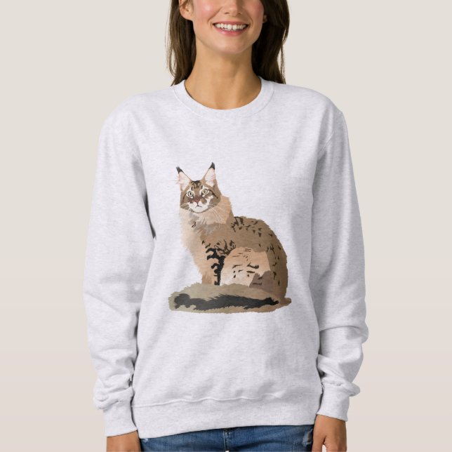 Maine Coon Cat Sweatshirt (Front)