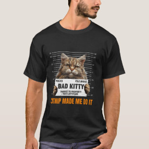 Maine Coon KITTY CATNIP MADE ME DO IT Funny T-Shirt