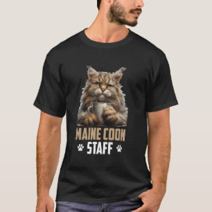 MAINE COON SERVICEKRAFT Funny Main Coon Cat Owner T-Shirt