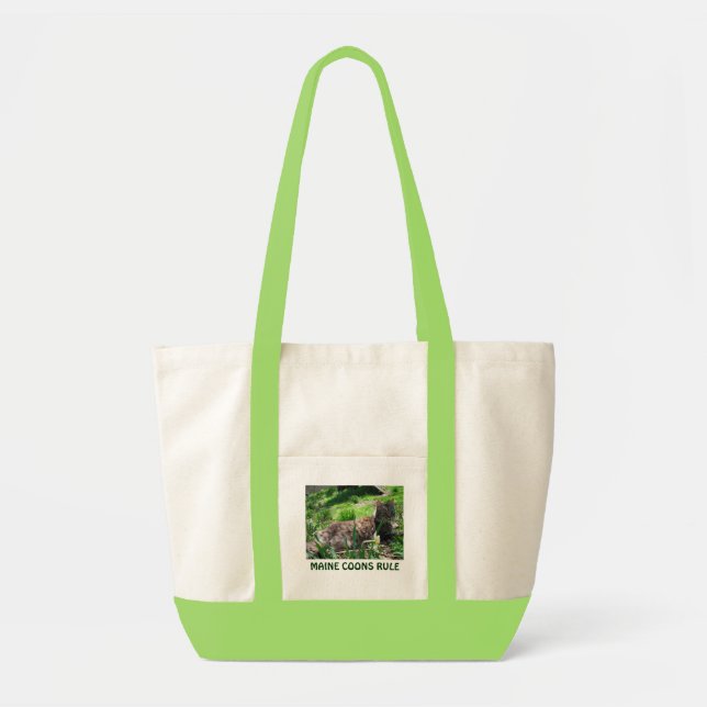 MAINE COONS RULE TOTE BAG (Front)