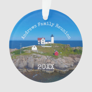 Maine Famille Côtière Réunion Photo Nubble Ligh