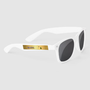 Maine flag (1901) sunglasses