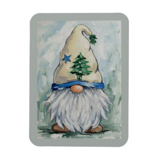 MAINE FLAG GNOME  MAGNET