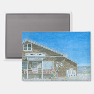 Maine General Store Watercolor Magnet