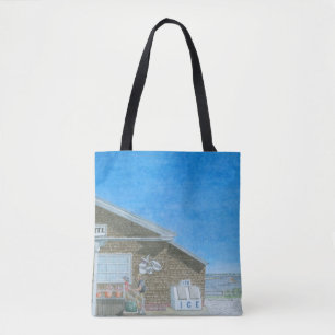 Maine General Store Watercolor Tote Bag