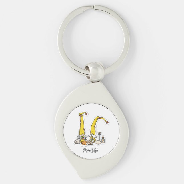 Maine Gnomes  Keychain (Front)