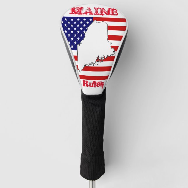 MAINE   GOLF HEAD COVER (Front)