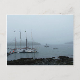 Maine Harbour Postcard