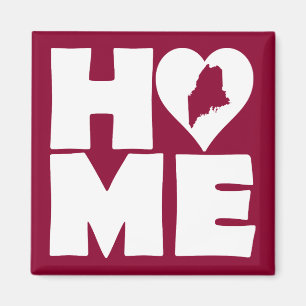Maine Home Heart State Fridge Magnet