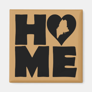 Maine Home Heart State Frigo Magnet