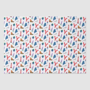 Maine Icons Tissue Paper