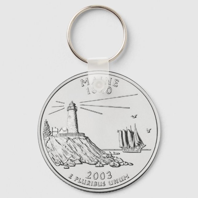 Maine Keychain (Front)
