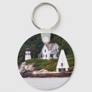 Maine Light House Keychain