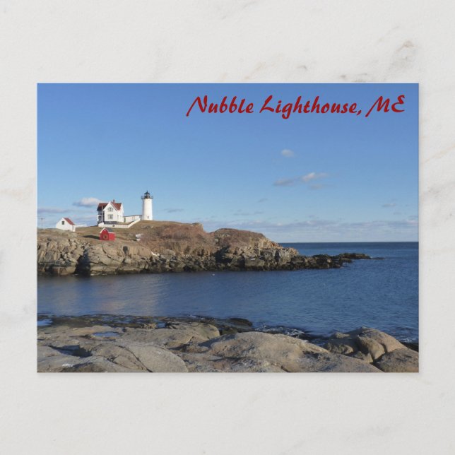 Maine Lighthouse Postcard (Front)