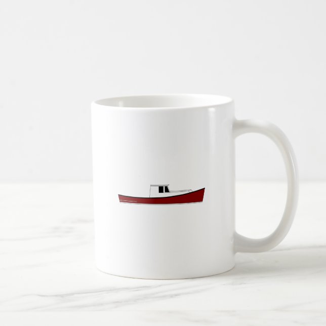 Maine Lobster Boat Coffee Mug (Right)
