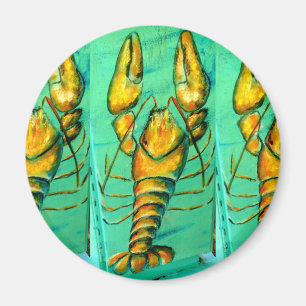 maine lobster green magnet