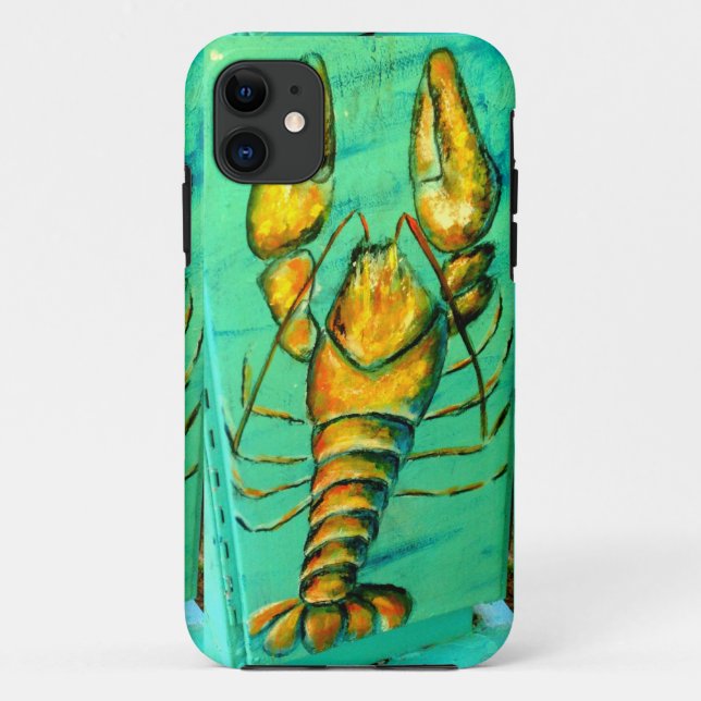 maine lobster green phonecase Case-Mate iPhone case (Back)