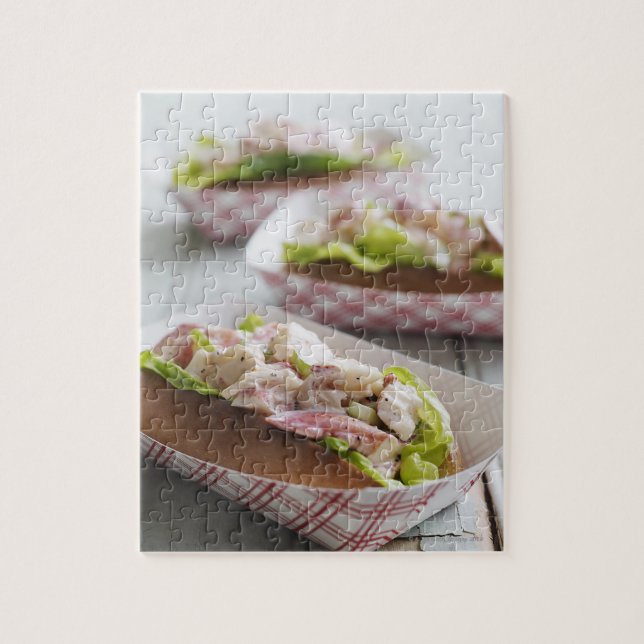 Maine Lobster Roll Jigsaw Puzzle (Vertical)