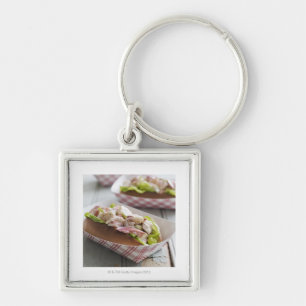 Maine Lobster Roll Keychain