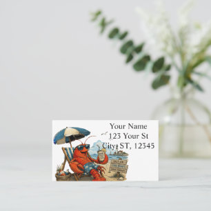 Maine Lobster Summer Fun Thunder_Cove Business Card