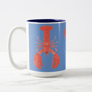 Maine Lobster Two-Tone Mug, 15 oz Coffee Mug