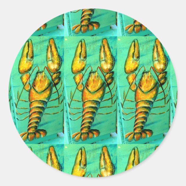 maine lobsters on green sticker (Front)