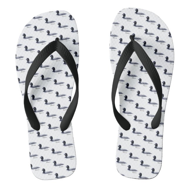 Maine Loon Flip Flops (Footbed)