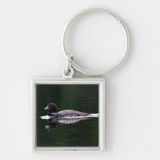 Maine Loon Keychain (Front)