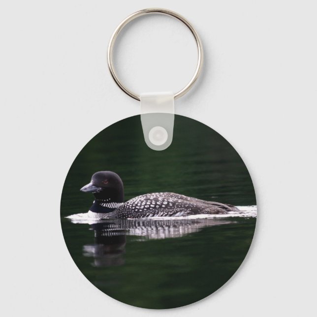 Maine Loon Keychain (Front)