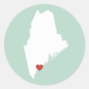 Maine Love - Customizable Sticker