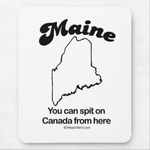 MAINE - "MAINE STATE MOTTO" T-shirts and Gear Mouse Pad
