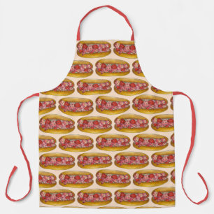 Maine ME Lobster Roll Sandwich Foodie Seafood Food Apron
