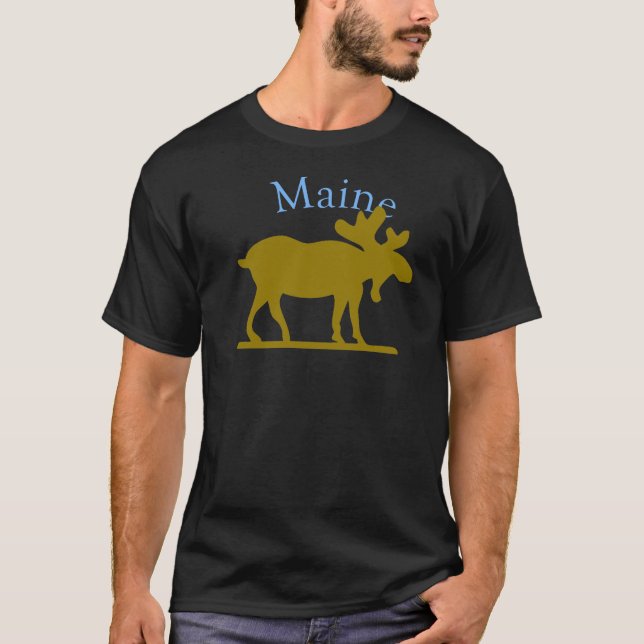 Maine Moose T-Shirt (Front)