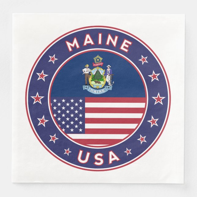 Maine Napkin (Front)