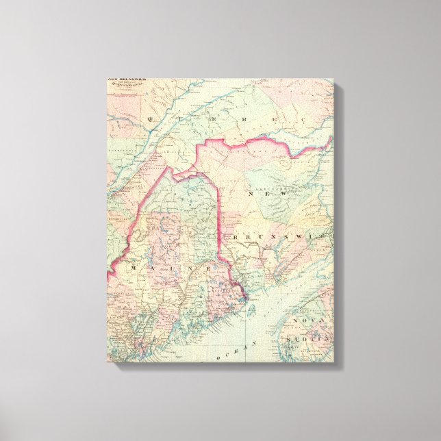 Maine, NB Canvas Print (Front)