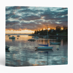 Maine, Newagen, sunset harbour 1 Binder