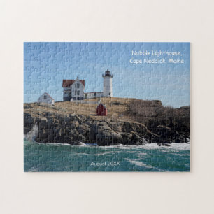 Maine Nubble Lighthouse Jigsaw Puzzle