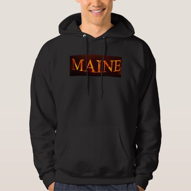 MAINE ON FIRE HOODIE (Front)