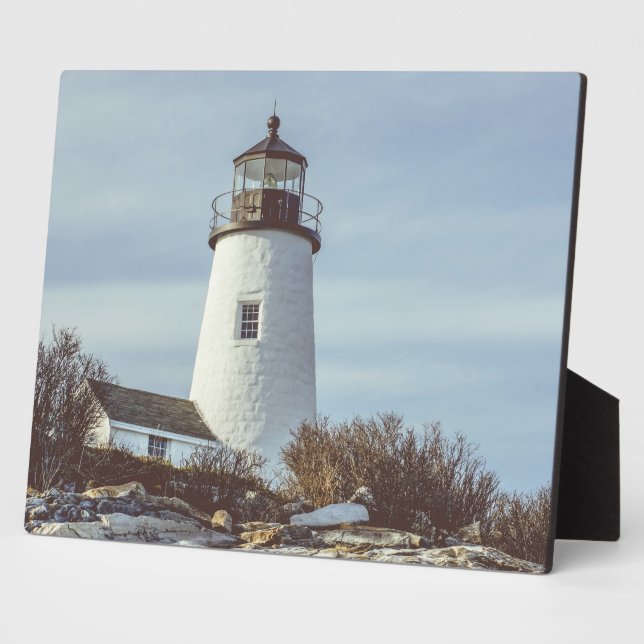 Maine Pemaquid Point Lighthouse Plaque (Side)